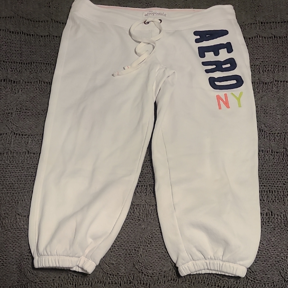 ❤️Aeropostale White Joggers